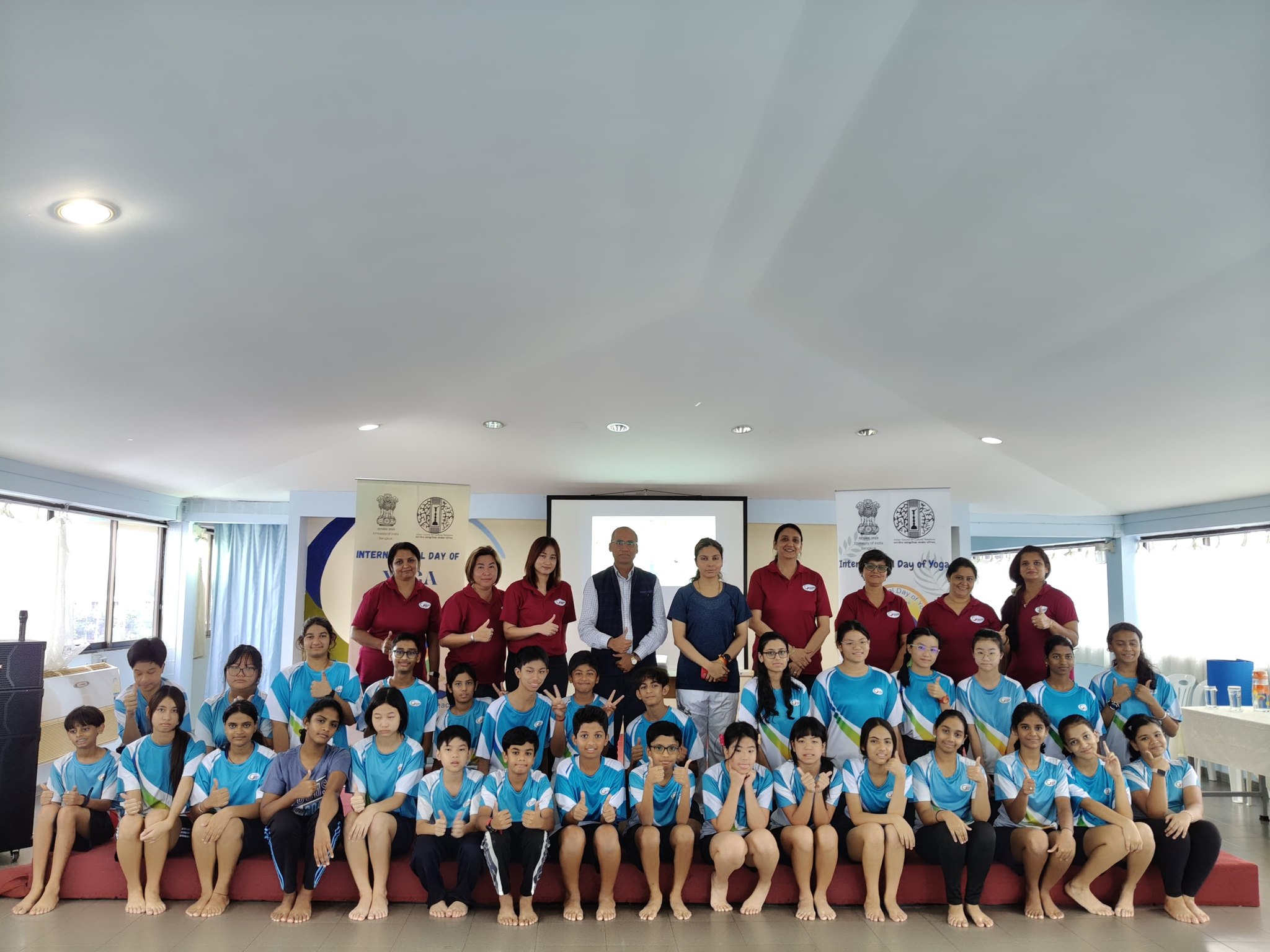 SVCC Bangkok Conducts Yoga Session at GIIS as Part of Countdown to International Day of Yoga 2025